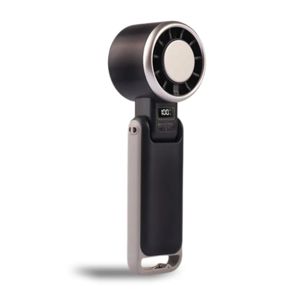 High-Speed Handheld Ice-Cooling Fan with 4000mAh Battery